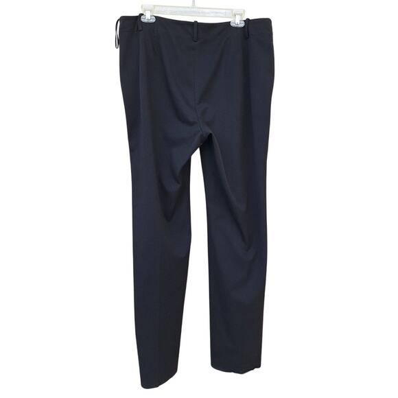 Lauren Ralph Lauren Sanderson Dress Pants Trousers Black Size 14 Straight Leg - Picture 4 of 9